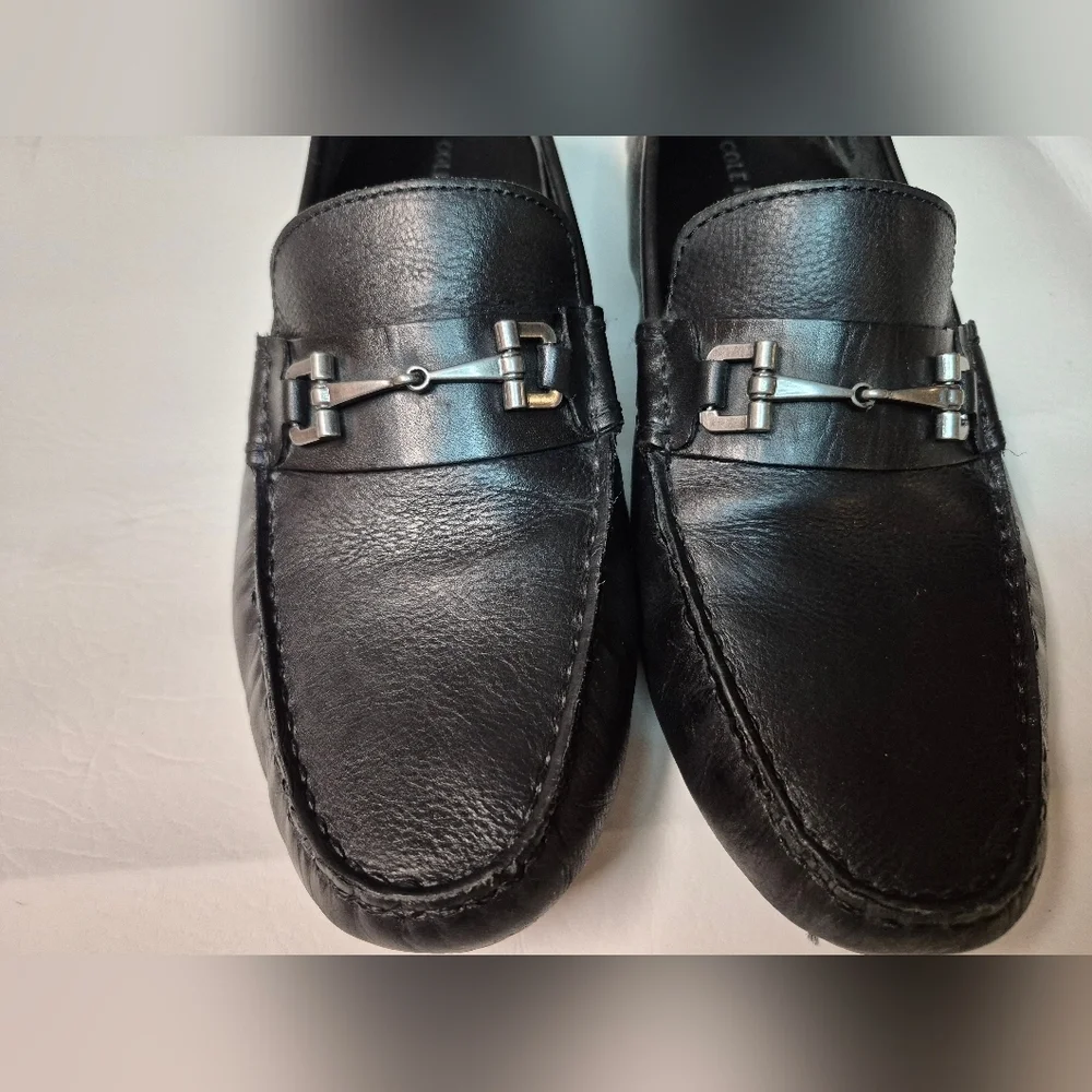 Cole Haan Black Leather Men's Loafers
